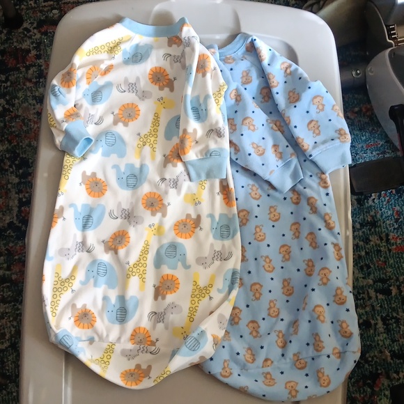 Set of 2 soft fleece bag sleepers - Picture 3 of 3